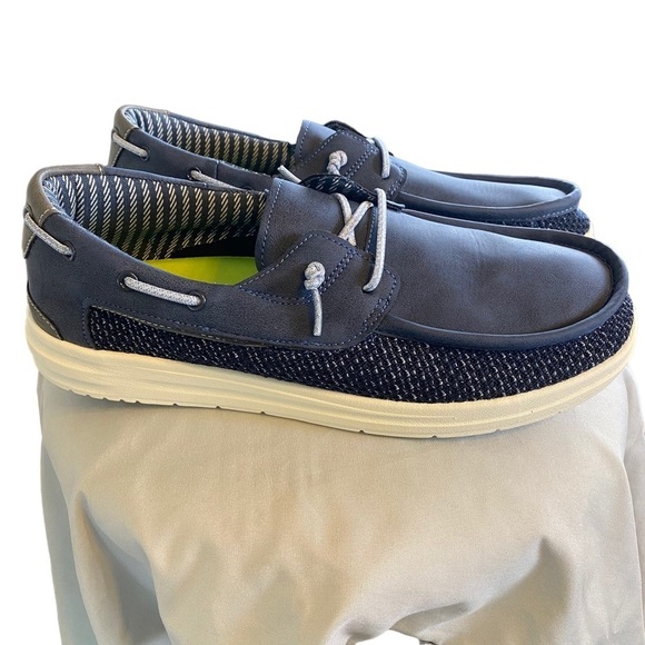 Vance Co. Carlton‎ Casual Blue Slip-on Sneakers Men’s Size 12 New - Picture 4 of 9